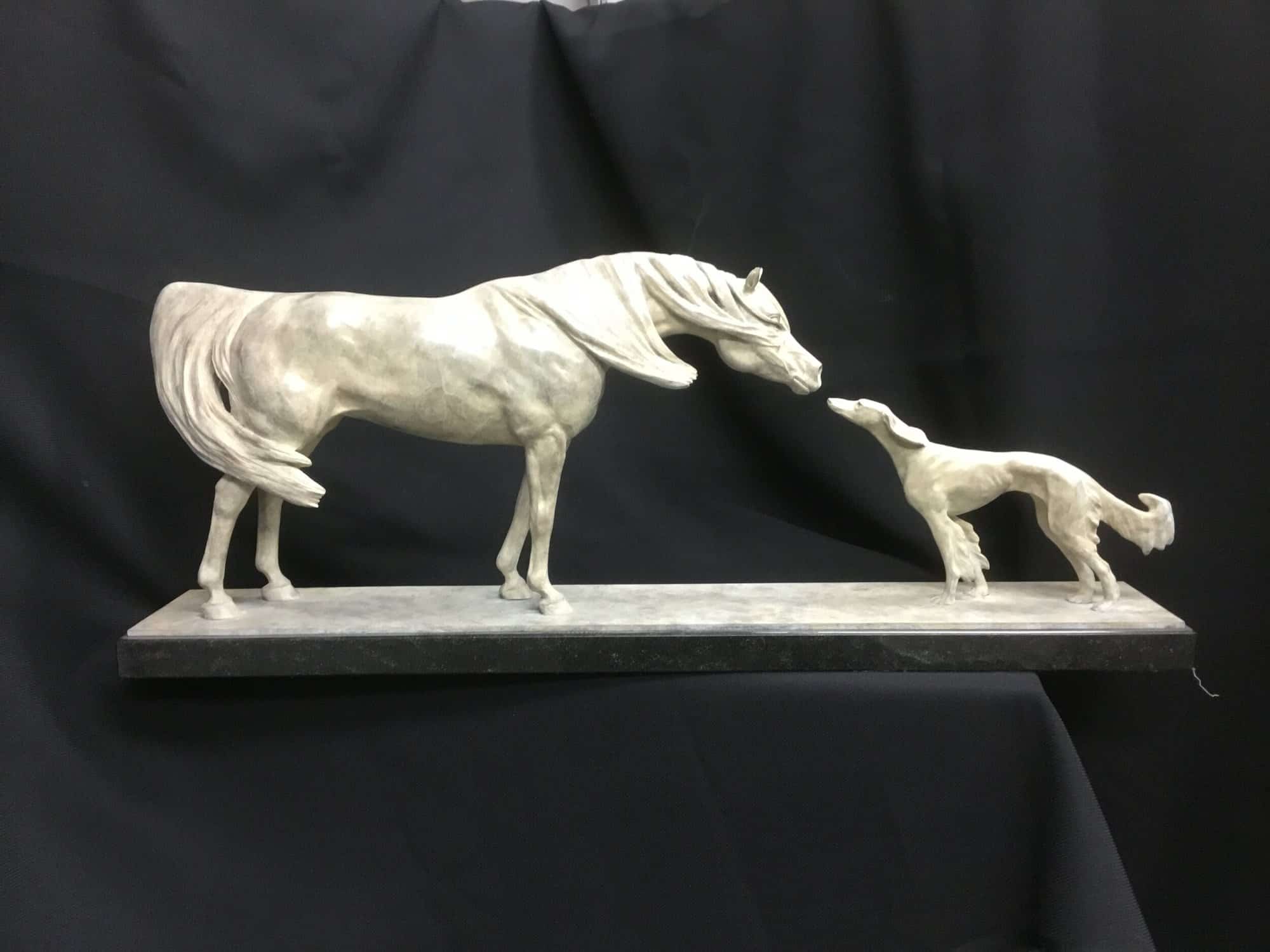 Hand crafted bespoke horse sculptures in bronze