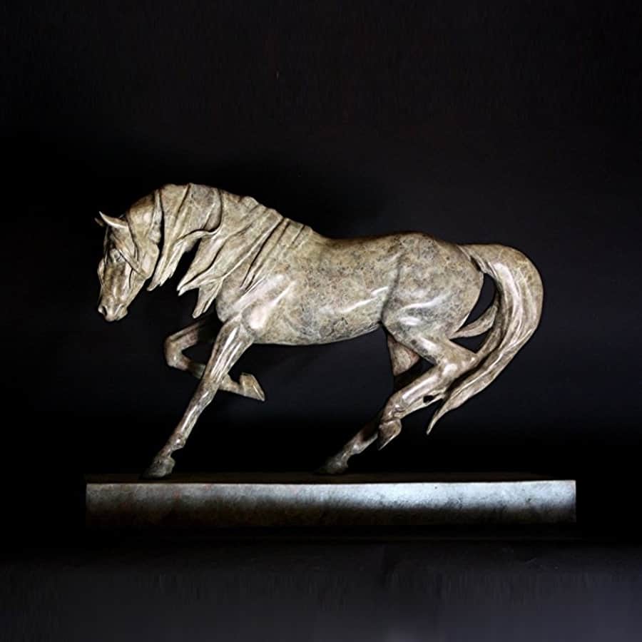 Horse Bronze Animal Sculpture by Gill Parker