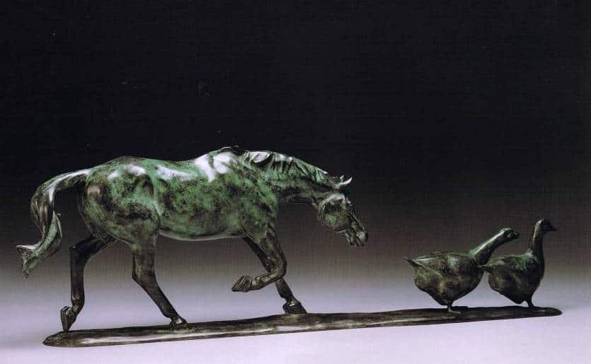 Bronze Horse Sculptures