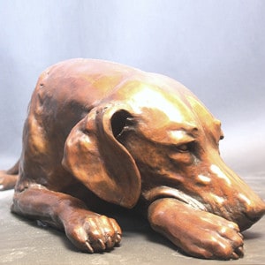 Bronze Life-Size Labrador Sculpture