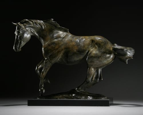 Bronze Quarter Horse Sculpture