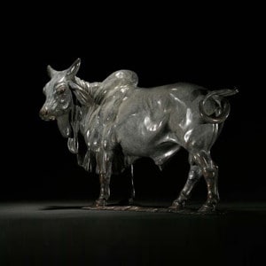 Bronze Brahma Bull Sculpture