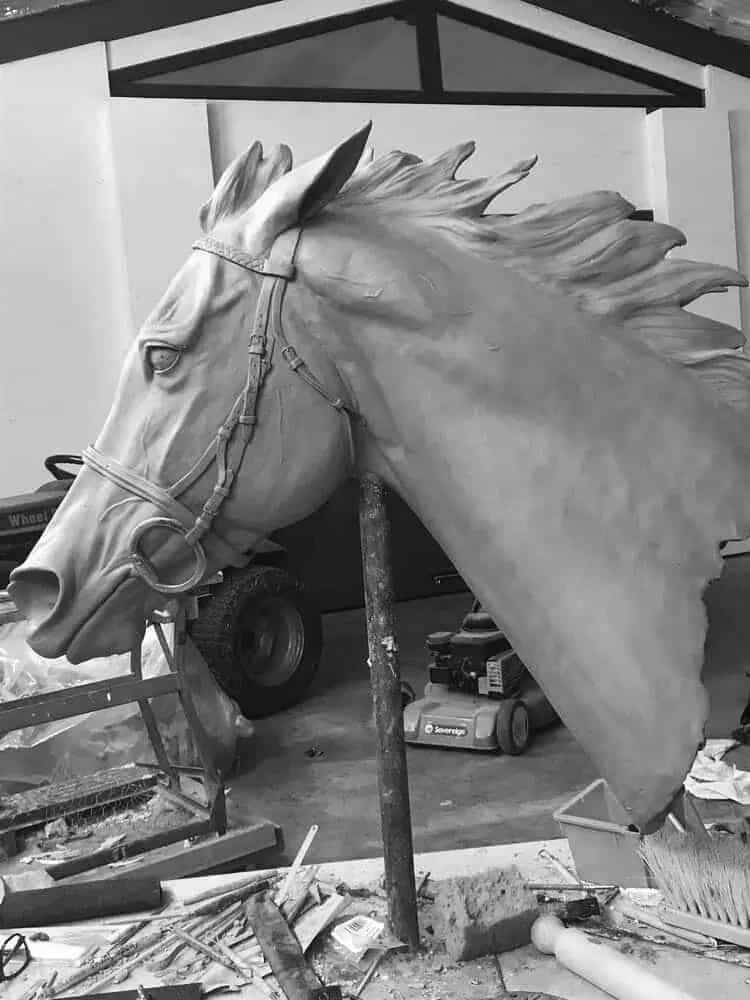 Horse Sculpture By Gill Parker