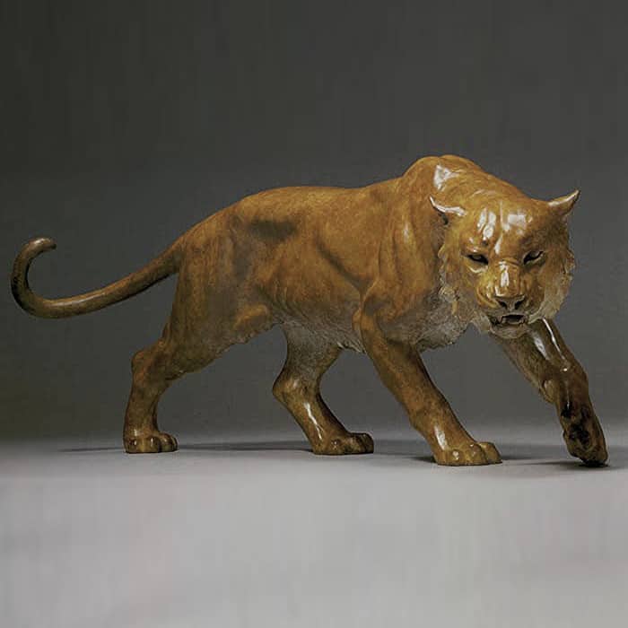 Bronze Tiger Sculpture